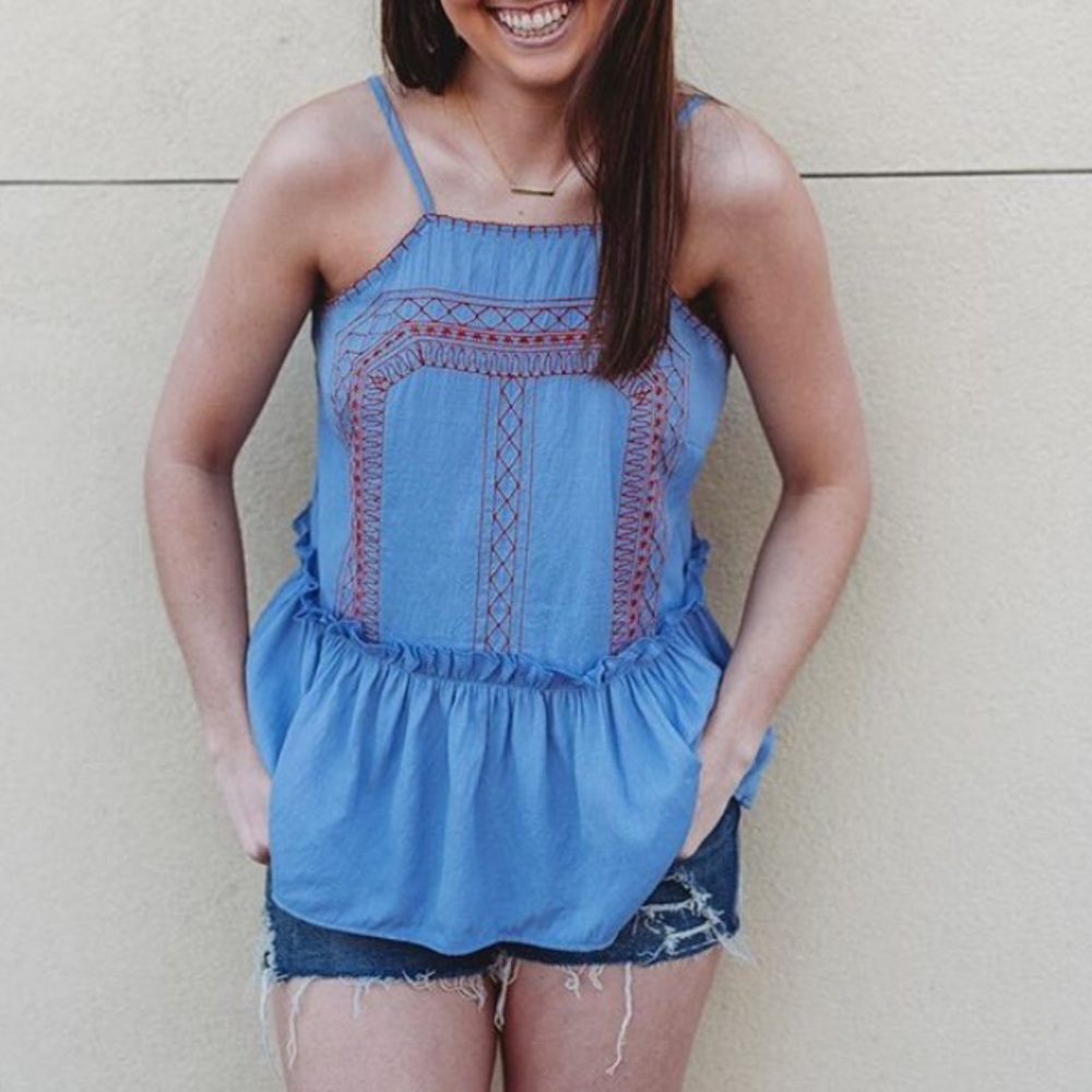 THML peplum tank size M.